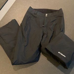 Columbia black xs ski/snow pants